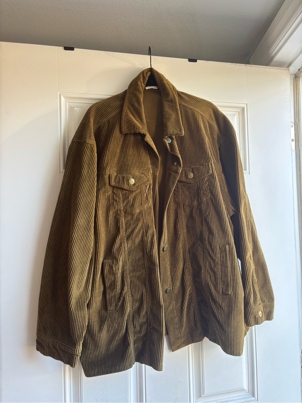 Men's Corduroy Utility Jacket - Brown